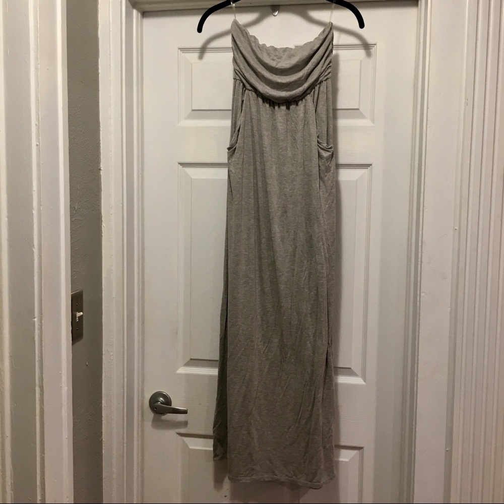 Gray Maxi Dress